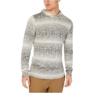 American Rag Hoodie Knit Sweater Striped Pullover Casual Comfy Mens Size L